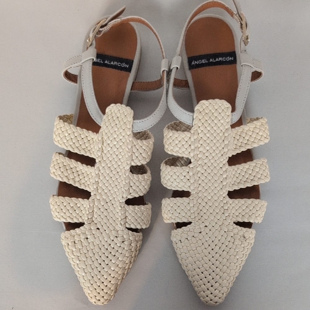 Angel Alarcon Braided Leather Flats - Picture 8 of 12